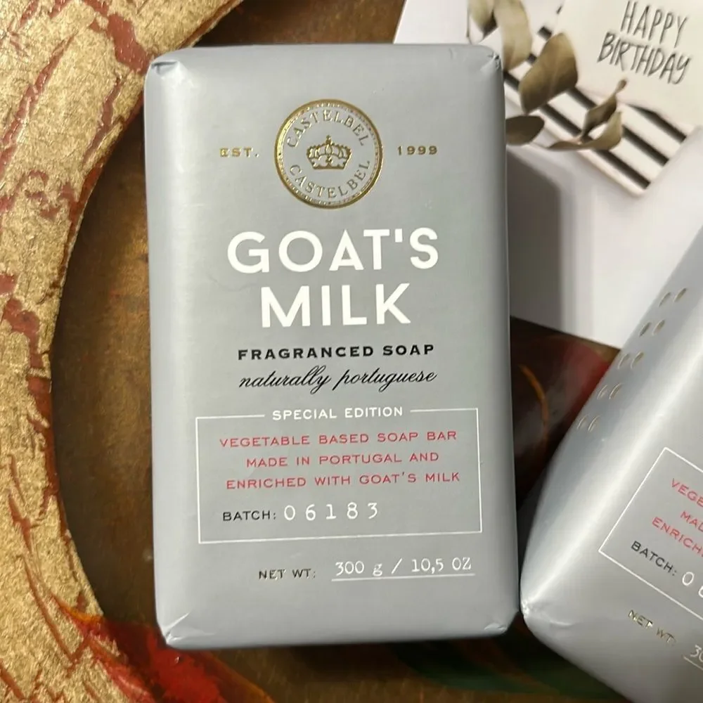 CASTELBEL Special Edition GOAT’s Milk Fragranced Soap Bars 2 Bars